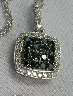   14K Gold Diamond Pendant Chain Necklace 100 AUTHENTIC Estate Jewelry