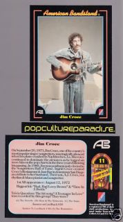 Jim Croce 1993 American Bandstand Trading Card