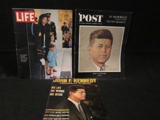 Kennedy Memorabilia John F Post 12 1963 Life 12 1963 Memorial Edition