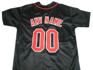 Full Tilt Baseball Jersey Black New Custom Name Number FGI