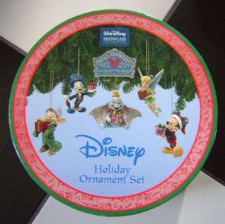 NIB Jim Shore Enesco Disney Holiday Ornament Set Mickey Mouse   5