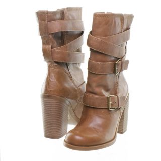 Jessica Simpson Tylera Fashion Med Calf Boot Tan Size 9