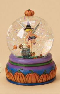Jim Shore Disney Tinker Bell Halloween Tink Waterball 4023564