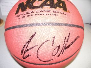 UCONN Huskies Coach Jim Calhoun Signed Basketball COA