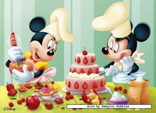 picture of Nathan 45 pieces jigsaw puzzle Disney   Mickey Bakes Cake