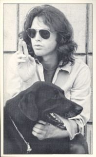Doors Jim Morrison Best Friend Fan Club 1968 Postcard