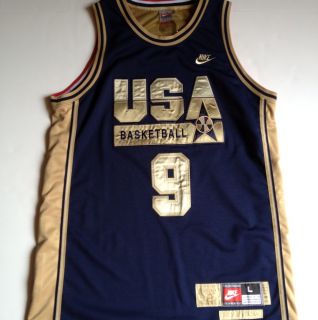 Michael Jordan Nike Retro 1992 USA Olympic Dream Team Jersey L SEWN