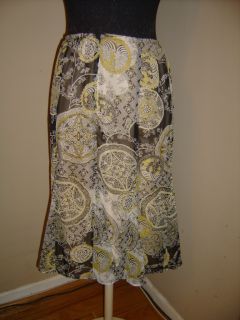 Joanna Paisley Flower Skirt New SM Coolstuff2cheap