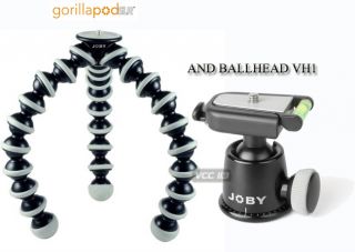 Joby Gorillapod GP3BHEN SLR Zoom Tripod and BH 1 Ball Head with Bubble