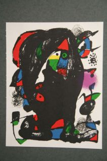 Joan Miro Original Lithograph M1259 Unsigned