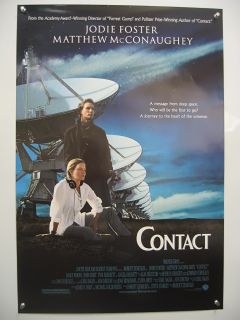 Contact Jodie Foster Orig Poster One Sheet