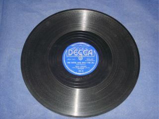 78rpm Decca Record Bing Crosby with Jimmy Dorsey ORCH