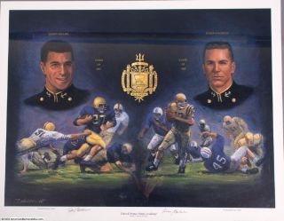 Roger Staubach Cowboys Joe Bellino Naval Academy Heismann Winners