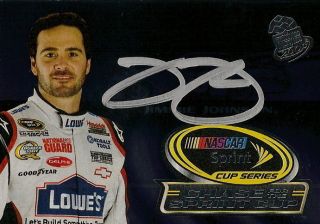 Jimmie Johnson autographed PRESS PASS 2009 CHASE FOR THE SPRINT CUP