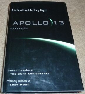 CAPTAIN JIM JAMES LOVELL AUTOGRAPHED SIGNED APOLLO 13 LOST MOON BOOK