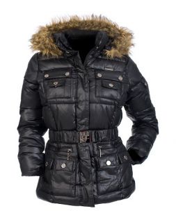 Rocawear Nylon Belted Puffer Jacket