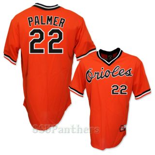 Jim Palmer Baltimore Orioles Cooperstown Orange Jersey Mens Sz s 2XL