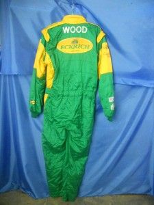Joe Gibbs Racing Eckrich Crew Suit Firesuit 1 PC Busch Series NASCAR
