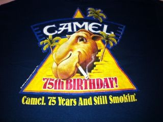 Joe Camel T Shirt 75th Anniversary New