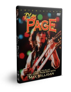 Artsmagic Play Jimmy Page Guitar Instructional DVD Riffing with Max