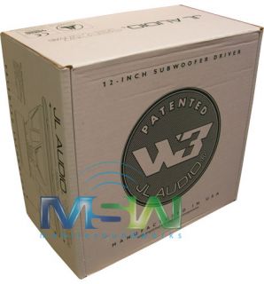 JL Audio 12W3V3 4 12 W3V3 Series Car Stereo Sub Woofer Subwoofer 12W3