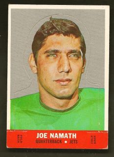 Joe Namath New York Jets 1968 Topps Stand UPS