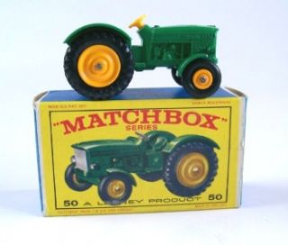 Matchbox Lesney 50 John Deere Farm Tractor 1964 MIB