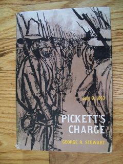 Picketts Charge Gettysburg Civil War George Stewart HC DJ 1st Edition