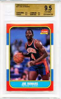 1986 87 Fleer Basketball Rookie Set Michael Jordan BGS 9 5 PSA 10 Two
