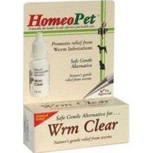 HP HomeoPet Feline WRM Clear 15ml Bottle Relief from Worm Infestations