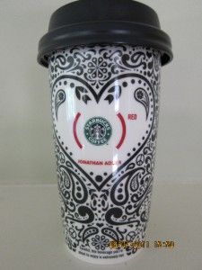 Jonathan Adler Tumbler Starbucks Red Travel Coffee Mug