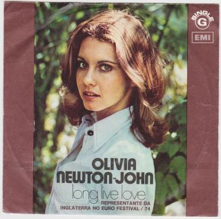  1974 Olivia Newton John Long Live Love 7 45 Portugal EMI