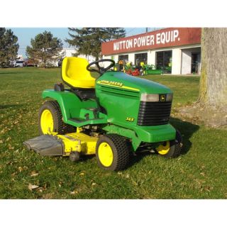 Used John Deere 345 Garden Tractor w Low Hours 54 Mower Deck