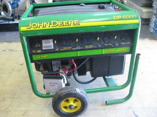 John Deere DP6000 Watt 12hp Electric Start Generator