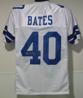 Bill Bates Autographed Signed Dallas Cowboys 40 Size XL Jersey