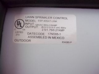  ESP 40SAT Sprinkler Irrigation Controller 40 Station+John Deere Card