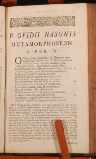 1735 Ovids Metamorphoses by John Clarke First Edition