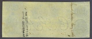 1862 $100 Confederate T 41 Beautiful XF Note