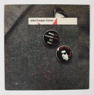 John Cooper Clarke Snap Crackle and Bop EPC 84083 Epic 1980 NM VG