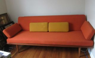 Century Modern Danish John Stuart Sofa Couch Orig Cushions VG