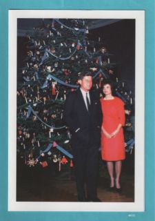 John F Kennedy Library Christmas Card with Caroline Kennedy Signature