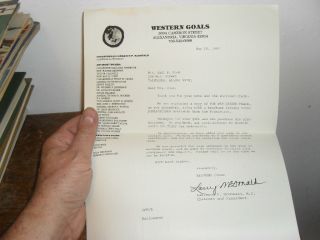  McDonald Signed Letter 1983 John Birch Society Chair Ron Paul
