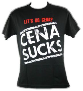 We Hate John Cena Suck WWE Black T Shirt