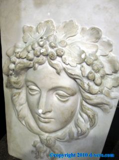 John DeLorean Commissioned Sculpture Roman Head Grapes Italian