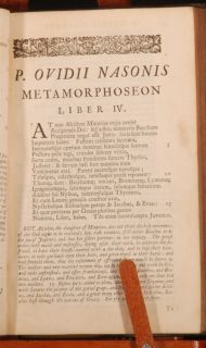 1735 Ovids Metamorphoses by John Clarke First Edition