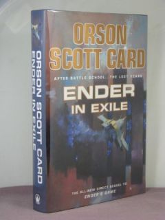 1st Signed by The Author Ender in Exile by Orson Scott Card 2008  