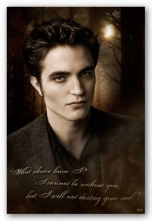 Movie Poster Twilight New Moon Edward Quote  