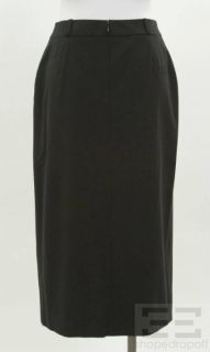 John Galliano Black Knee Length Skirt Size US 8  