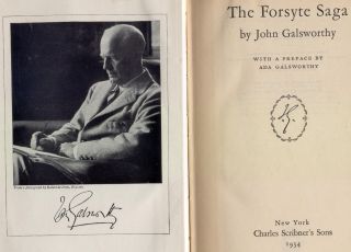 John Galsworthy The Forsyte Saga 1934 Scribner NY Book  