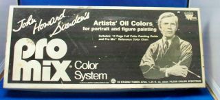 John Howard Sanden's Pro Mix Color System Flesh Color Spectrum Oil Paints  